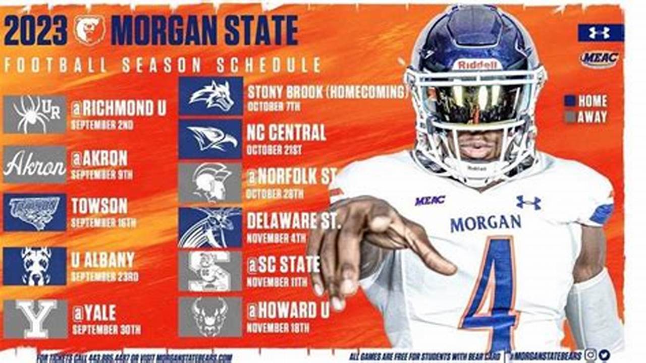Morgan State Football Schedule 2024