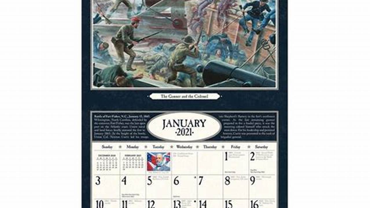 Mort Kunstler Civil War Calendar 2024