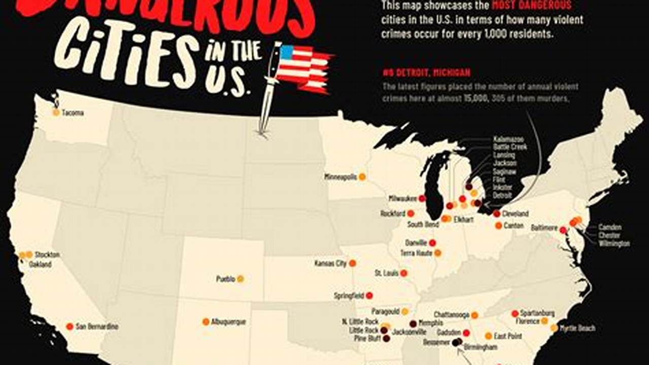 Most Dangerous Cities In United States 2024