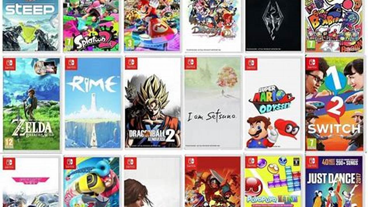 Most Popular Switch Games 2024
