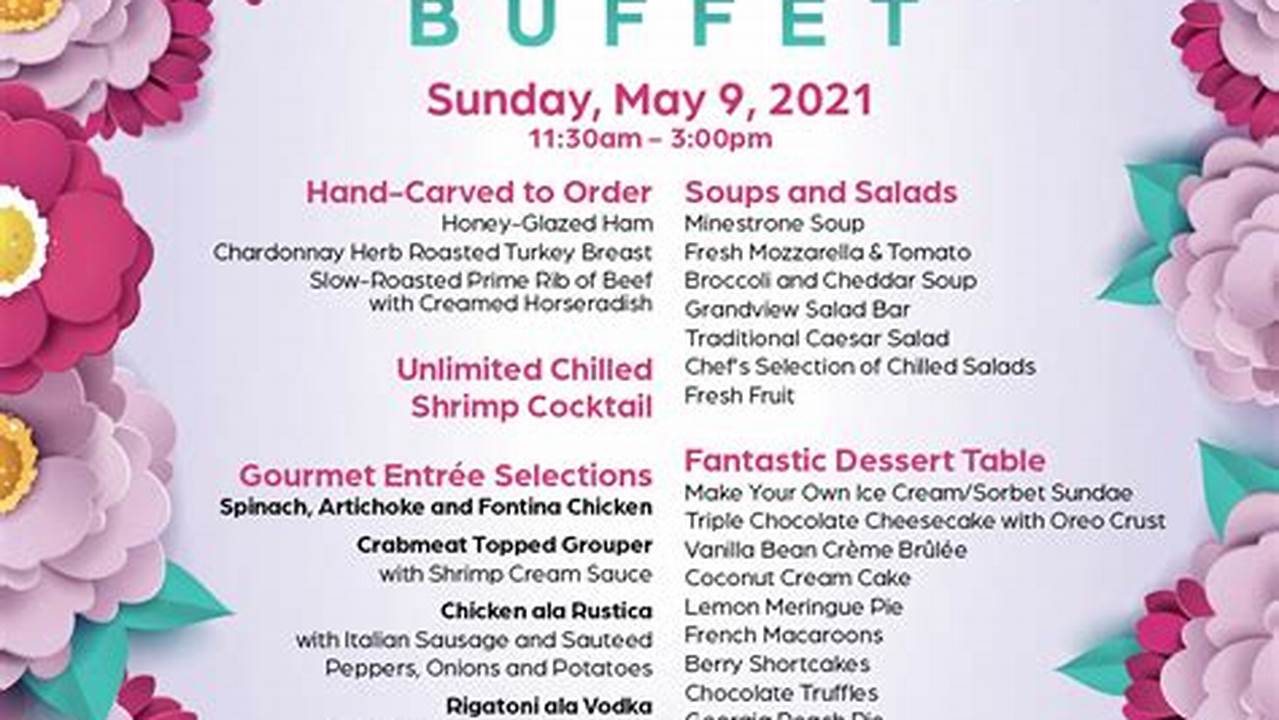 Mother's Day Buffet 2024 Near Me