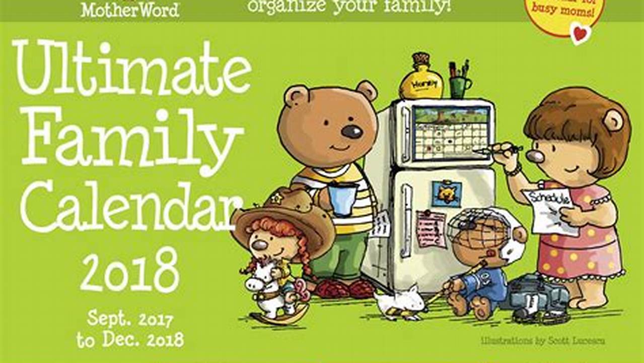 Motherword Ultimate Family Calendar 2024 Lok