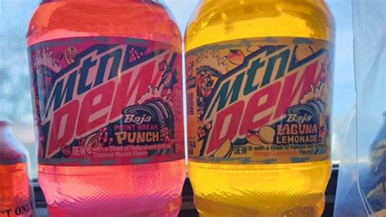 Mtn Dew Baja Flavors 2024