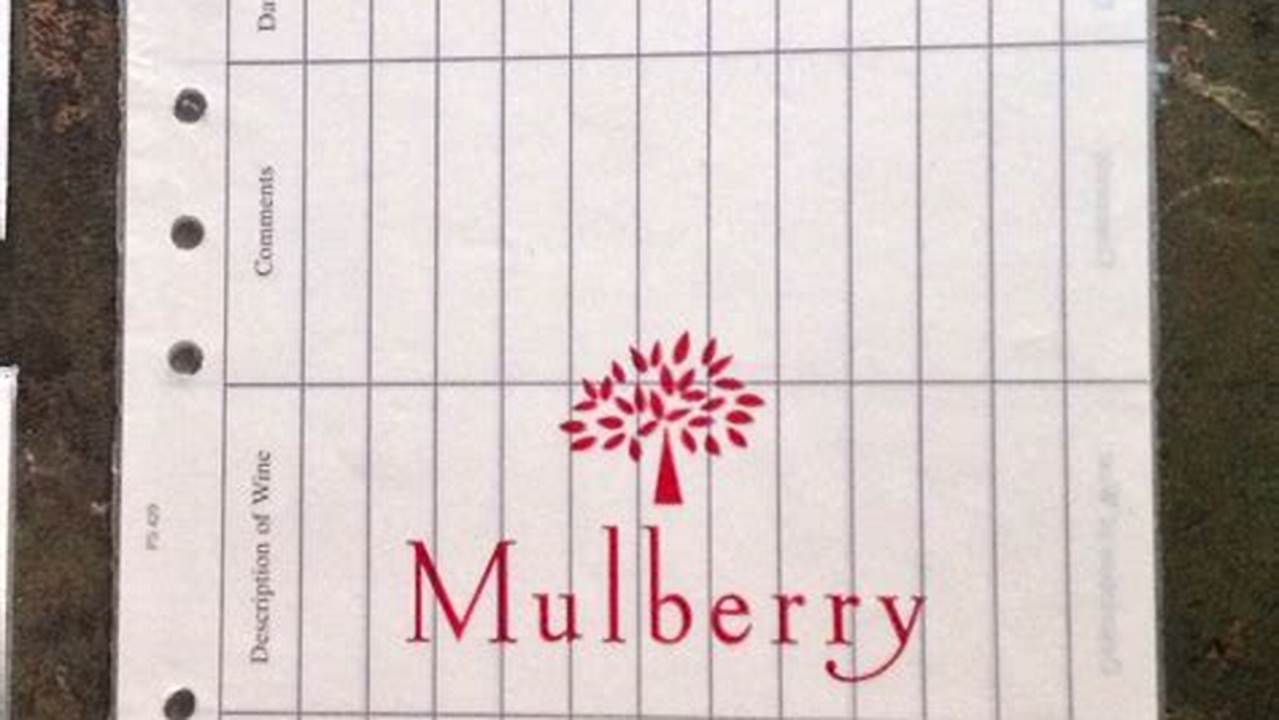 Mulberry Calendar Refills