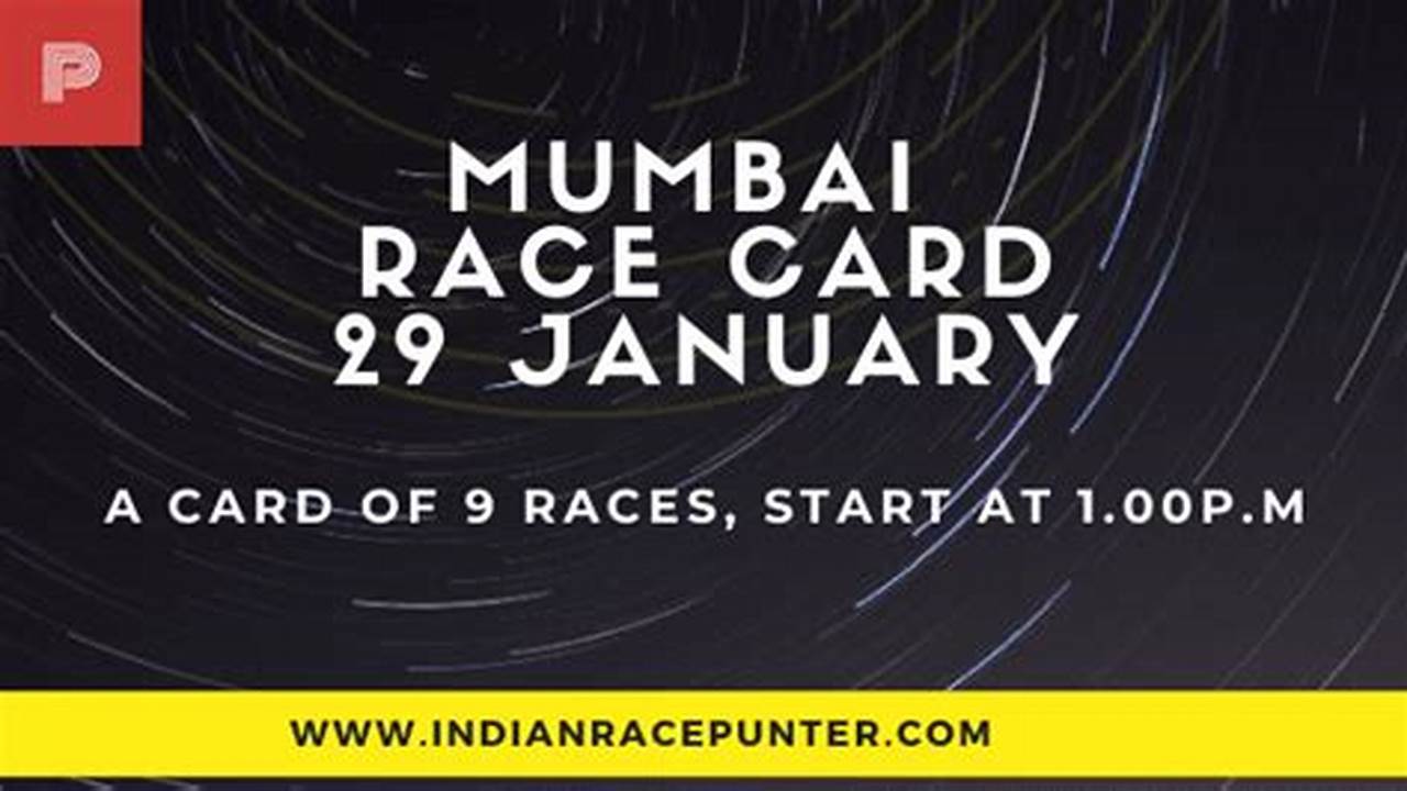 Mumbai Race&#039;s Race Card Information Of 24Th March 2024 On The Telegraph India., 2024