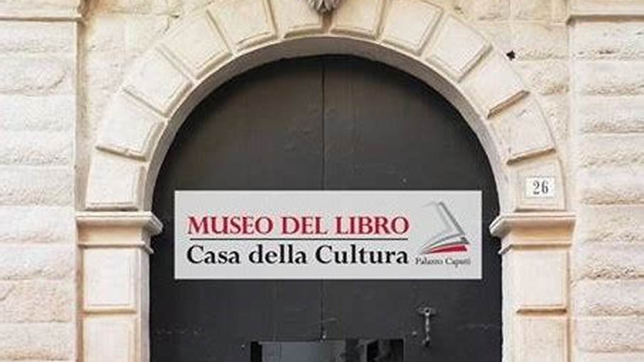 Museo Del Libro Casa Della Cultura Palazzo Caputi