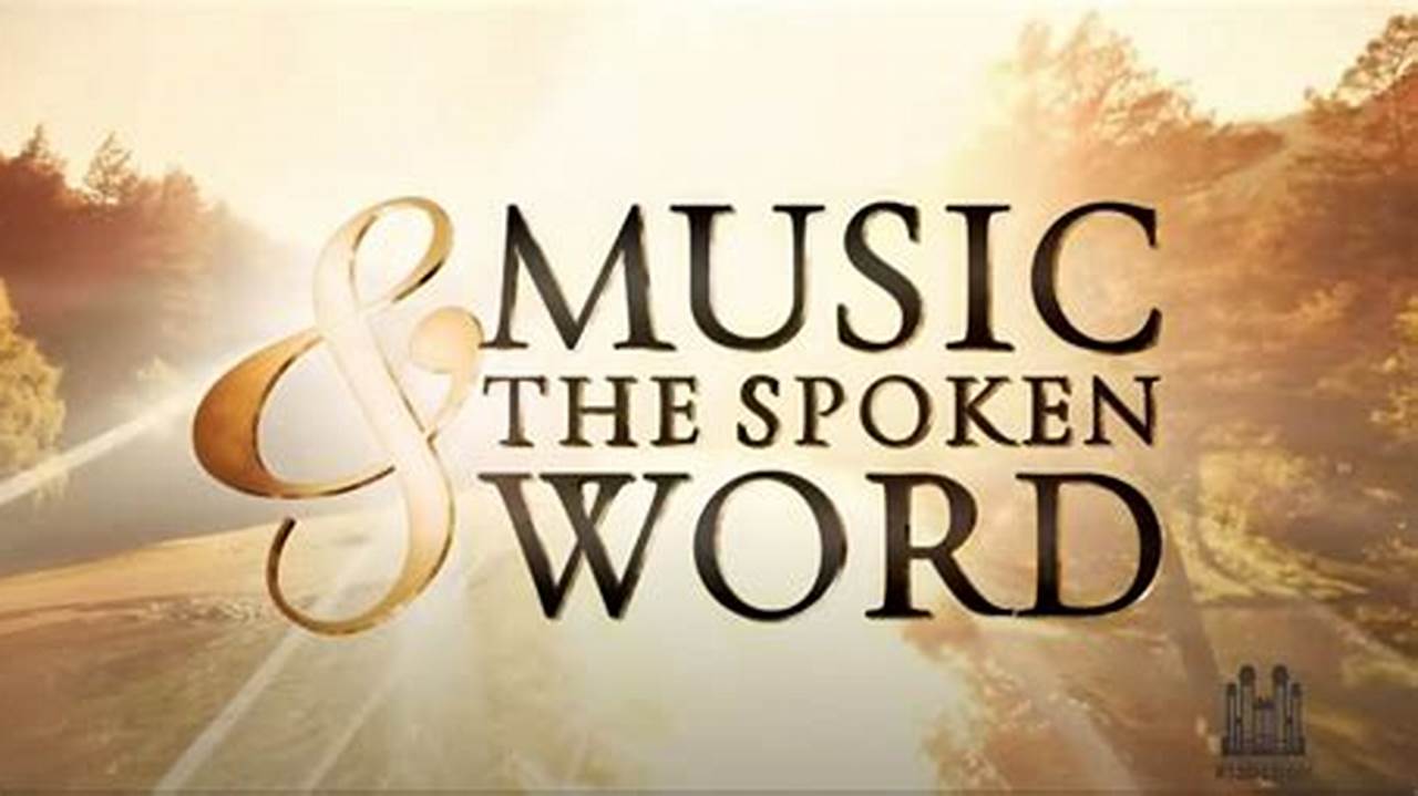 Music And The Spoken Word Is Part Of The Sunday Morning Session, And Tickets Are Required., 2024