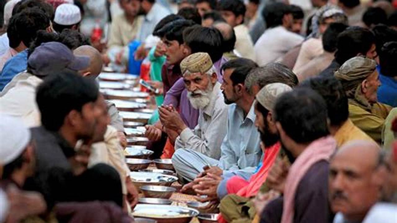 Muslims Fast From Sunrise To Sunset And Have Iftar Feasts To Break Their Fasts., 2024