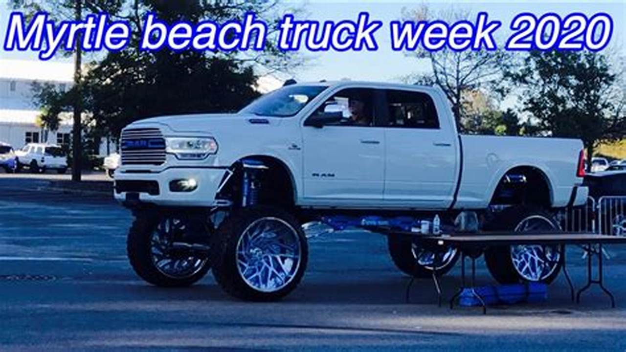 Myrtle Beach Squatted Trucks 2024