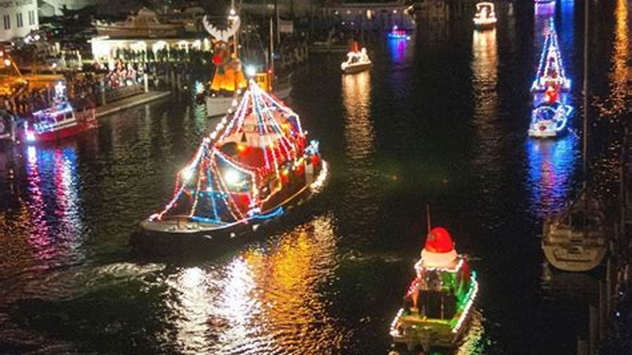 Mystic Holiday Boat Parade 2024