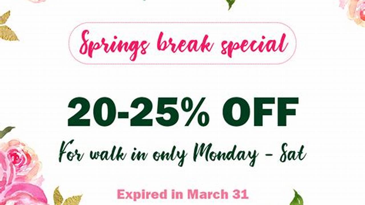 Nail Salon Discounts For Spring 2024