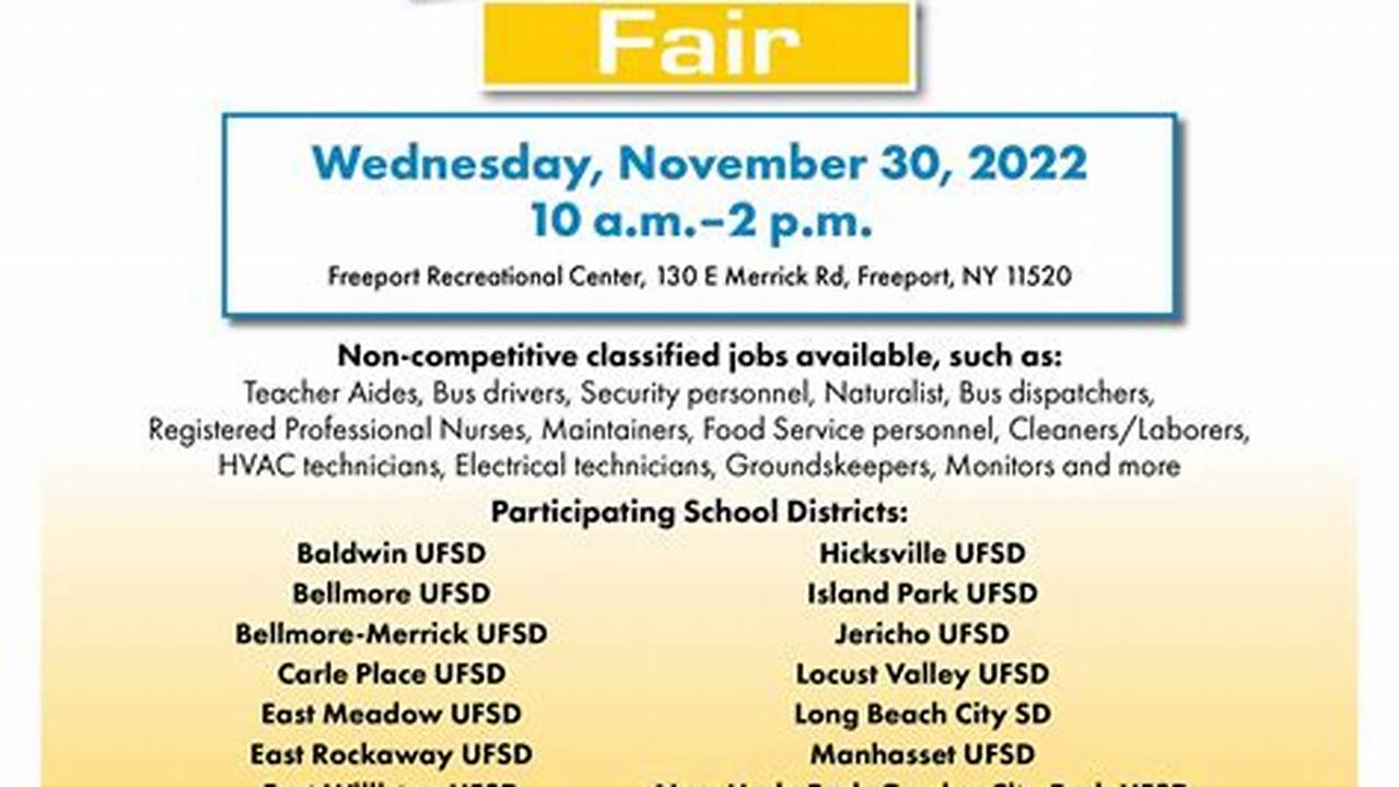 Nassau County Job Fair 2024