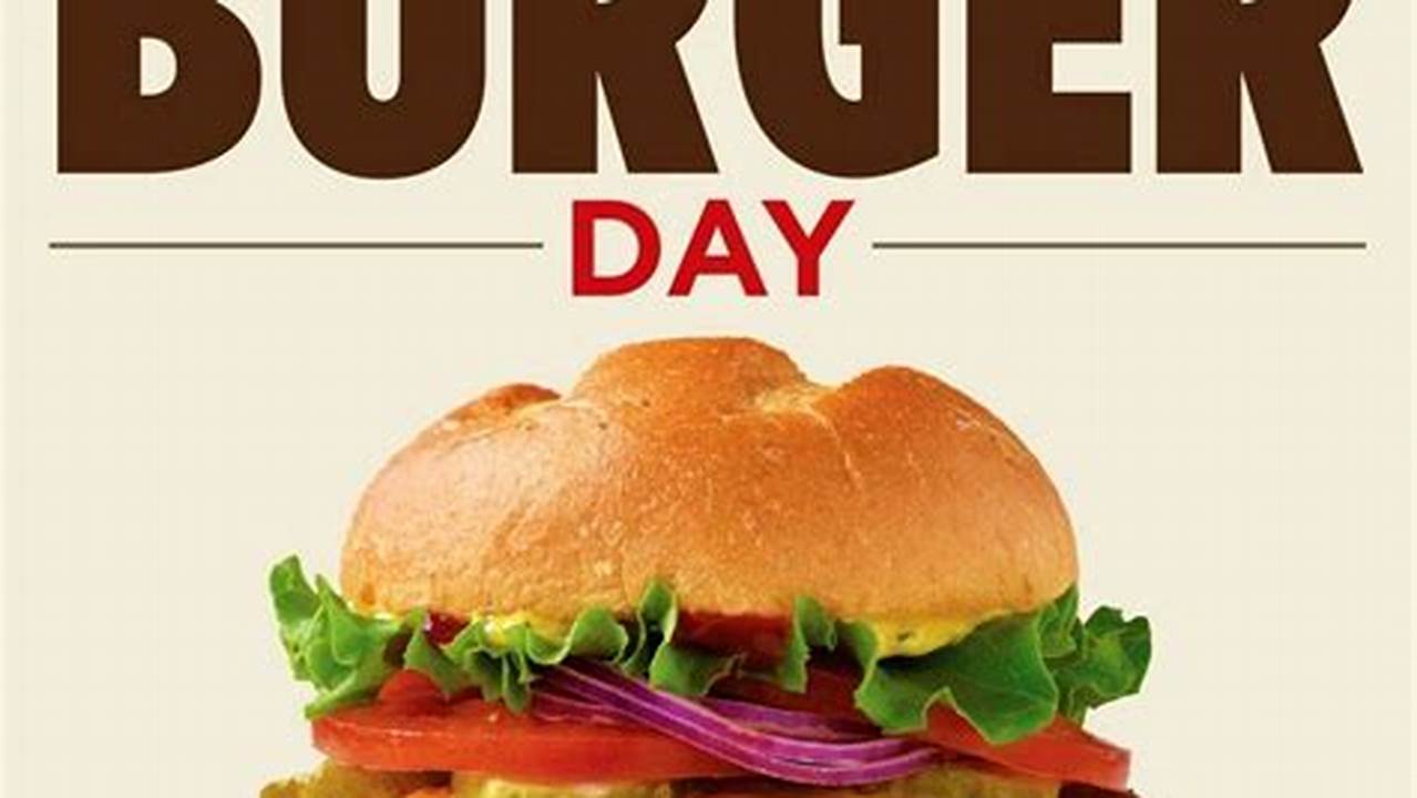 National Cheeseburger Day Deals 2024 Uk