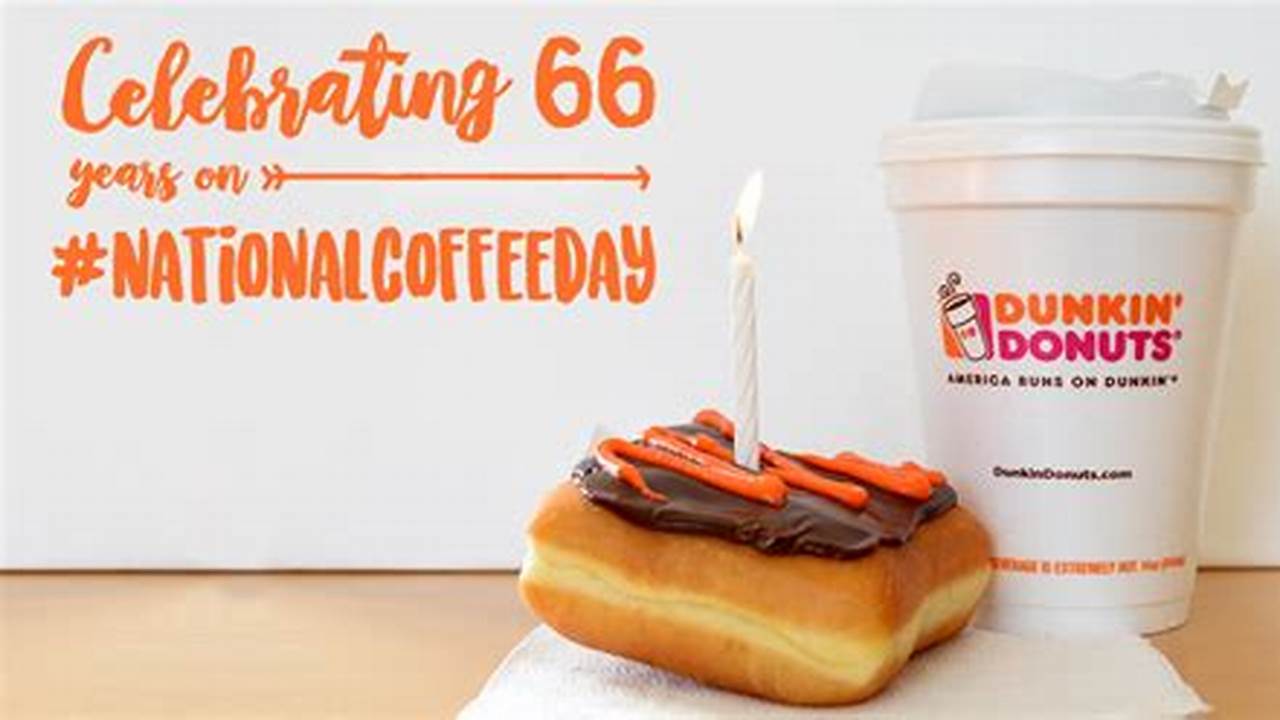National Coffee Day 2024 Dunkin