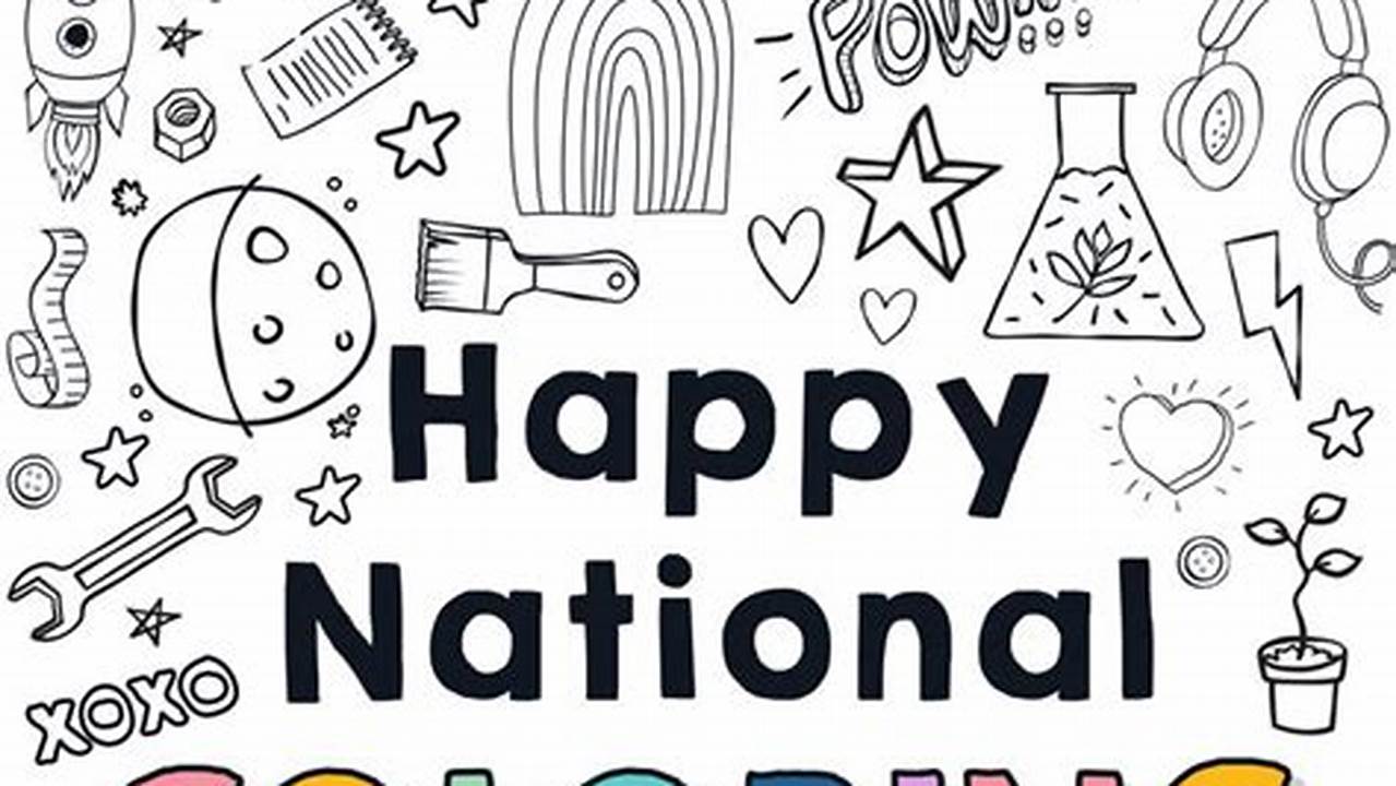 National Coloring Day 2024 Dates