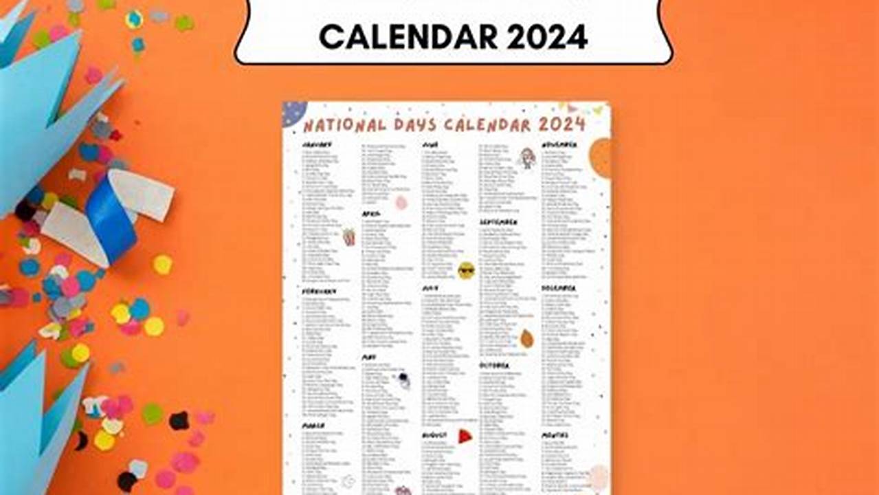 National Day Calendar 2024