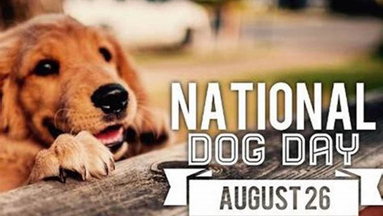 National Dog Day 2024 Usa