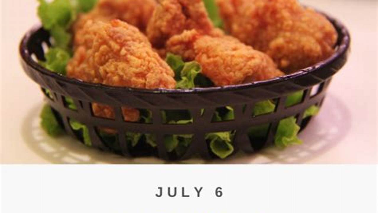 National Fried Chicken Day 2024 Holiday