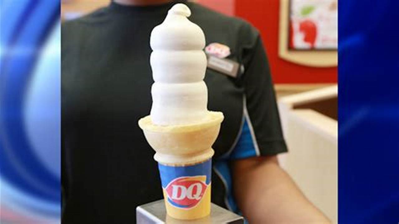 National Ice Cream Cone Day 2024 Dairy Queen Charlotte