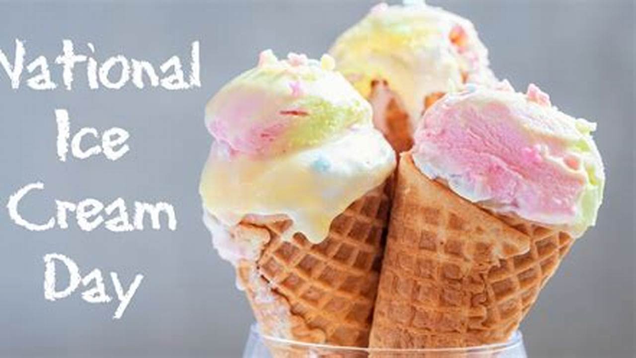 National Ice Cream Cone Day 2024 Deals Nj