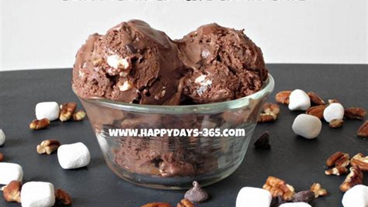 National Rocky Road Ice Cream Day 2024