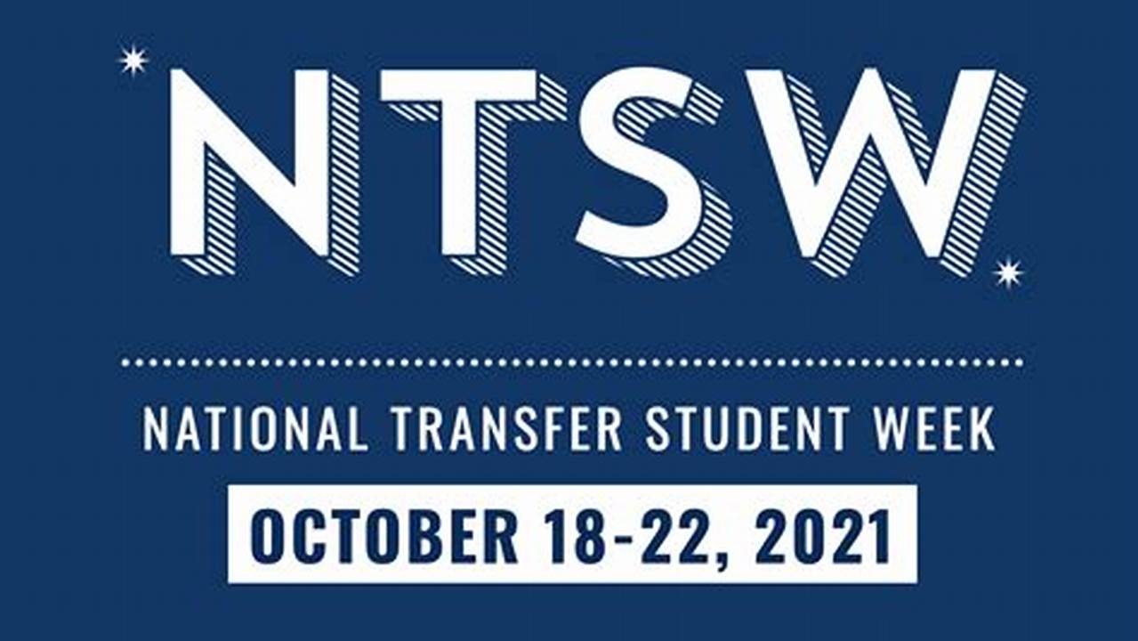National Transfer Student Week 2024