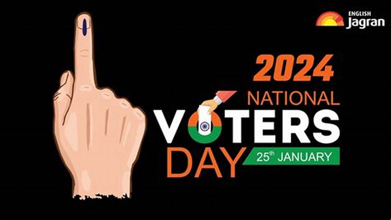 National Voters’ Day 2024 Is Celebrated Every Year In India On January 25 To Encourage The Country’s Voters To Participate In The Electoral Process., 2024