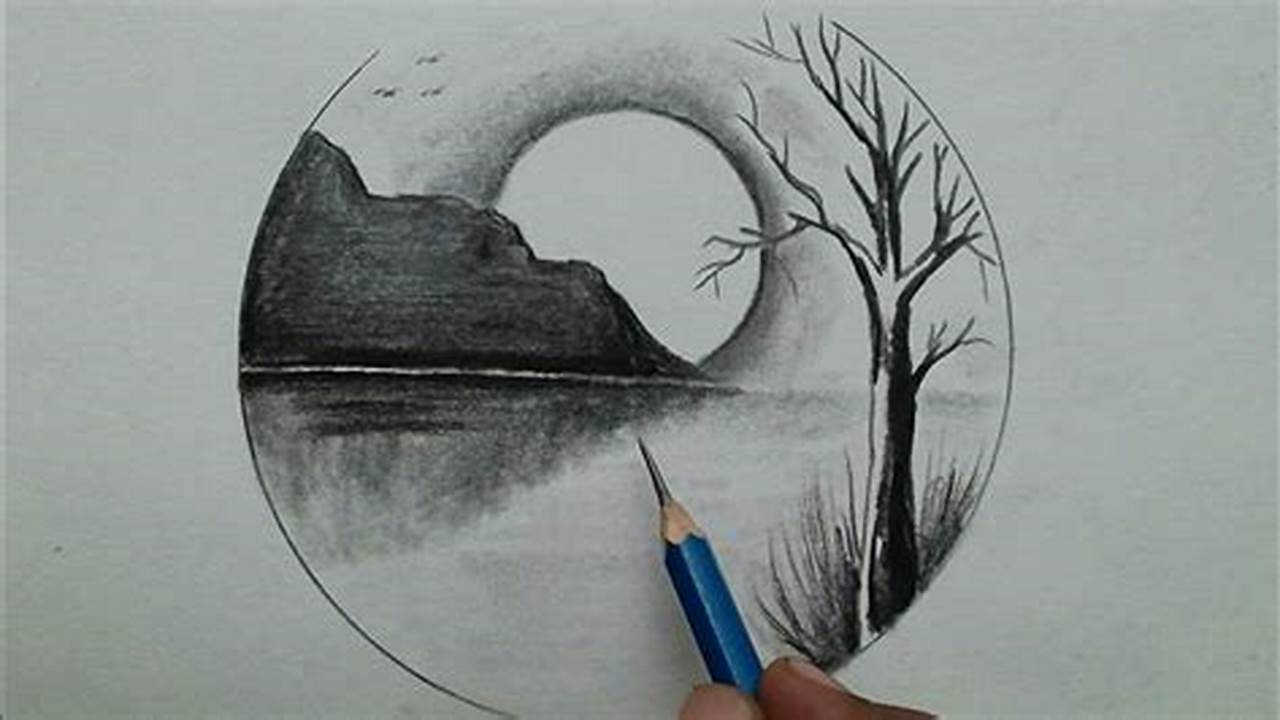 Nature Drawing Sketch Simple: A Guide for Beginners