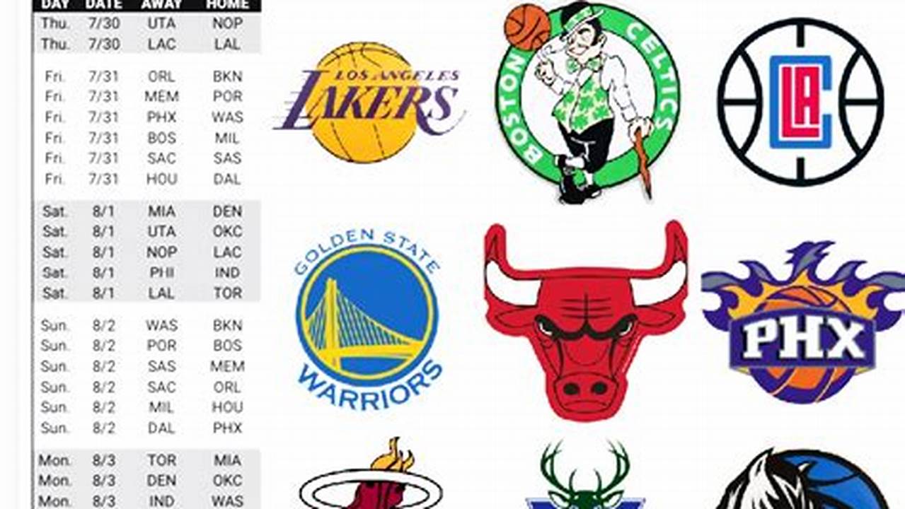 Nba 2024/2024 Schedule