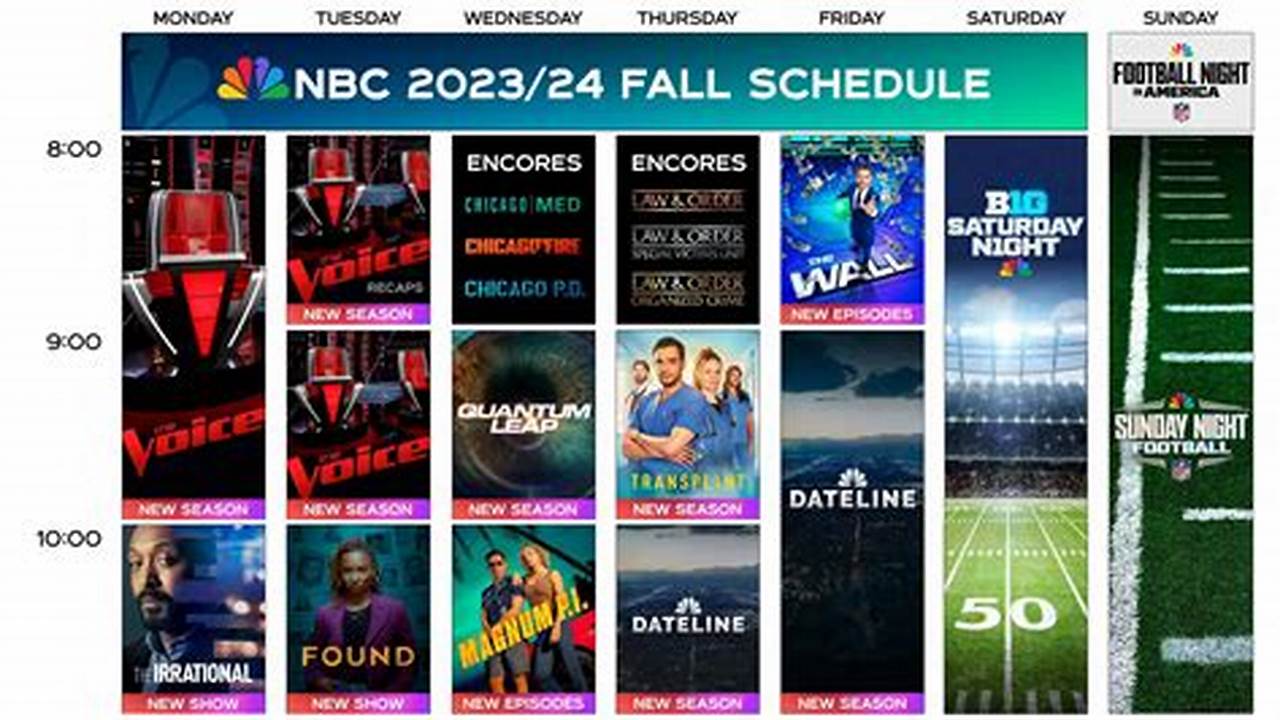 Nbc Fall Lineup 2024 Tv Shows