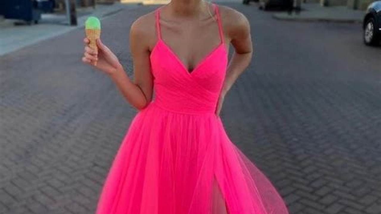 Neon Prom Dresses 2024