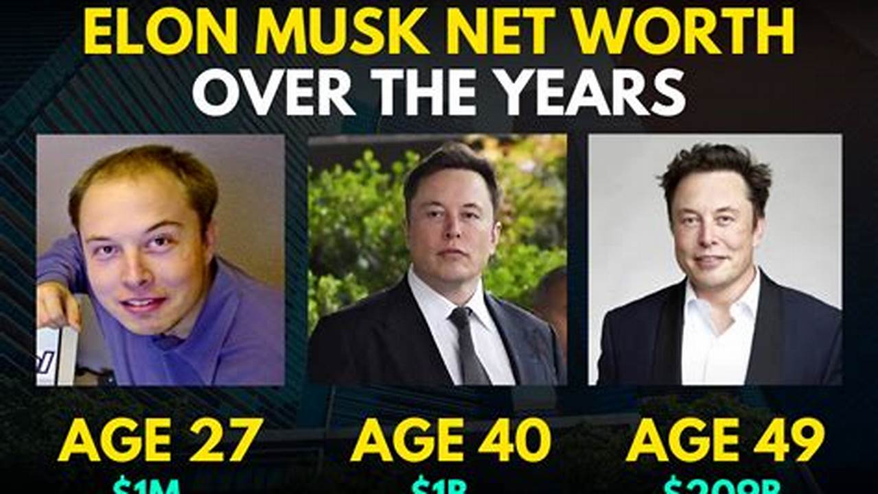 Net Worth Elon Musk 2024