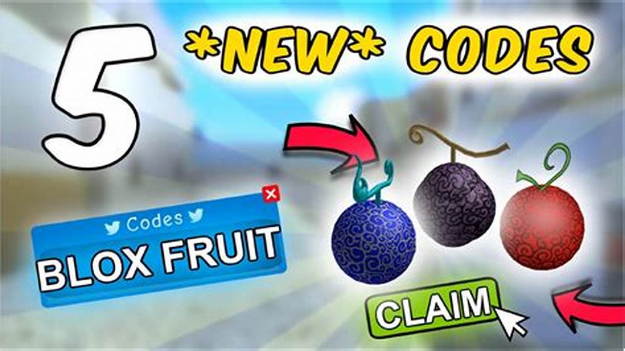 New Blox Fruits Codes 2024