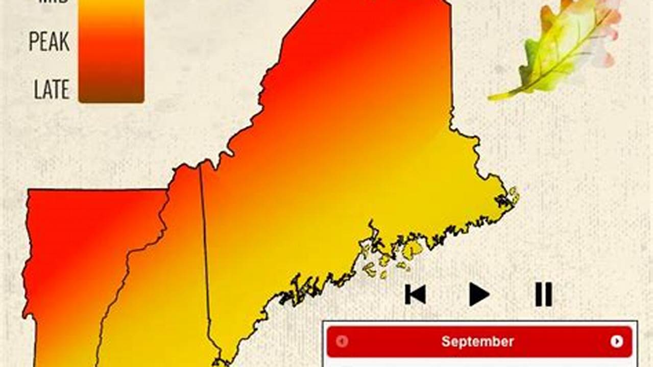 New England Fall Foliage Calendar