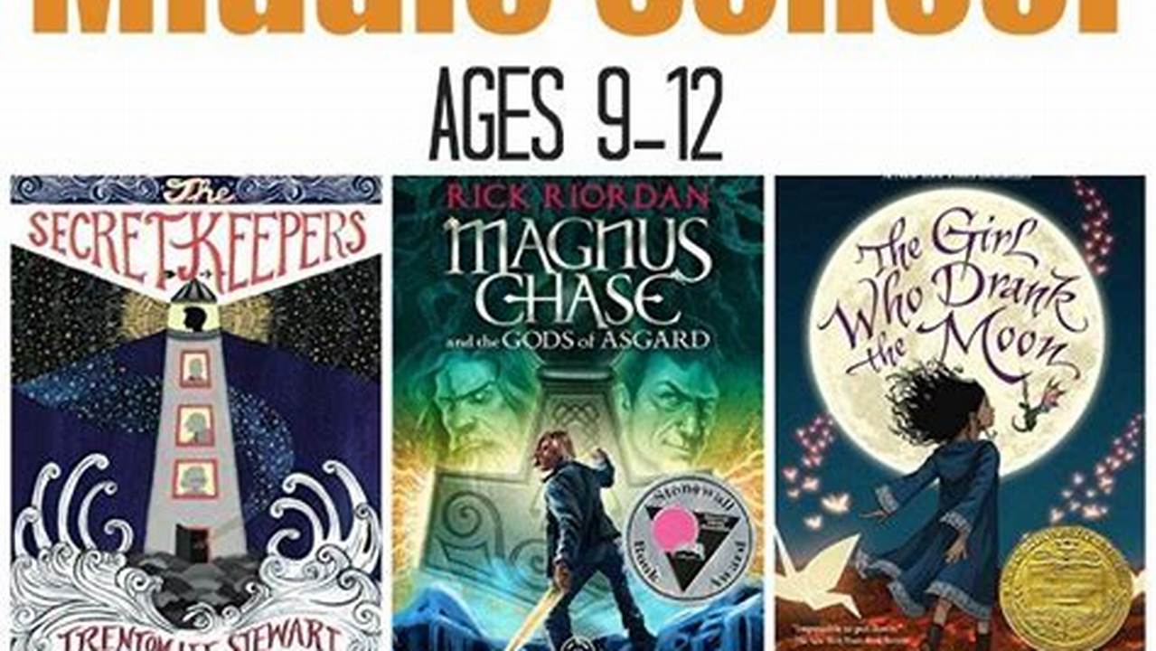 New Middle School Books Novels 2024