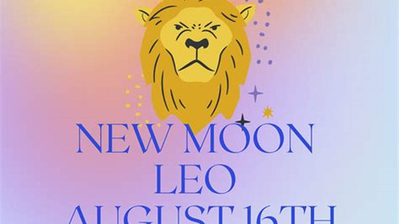 New Moon Leo August 2024