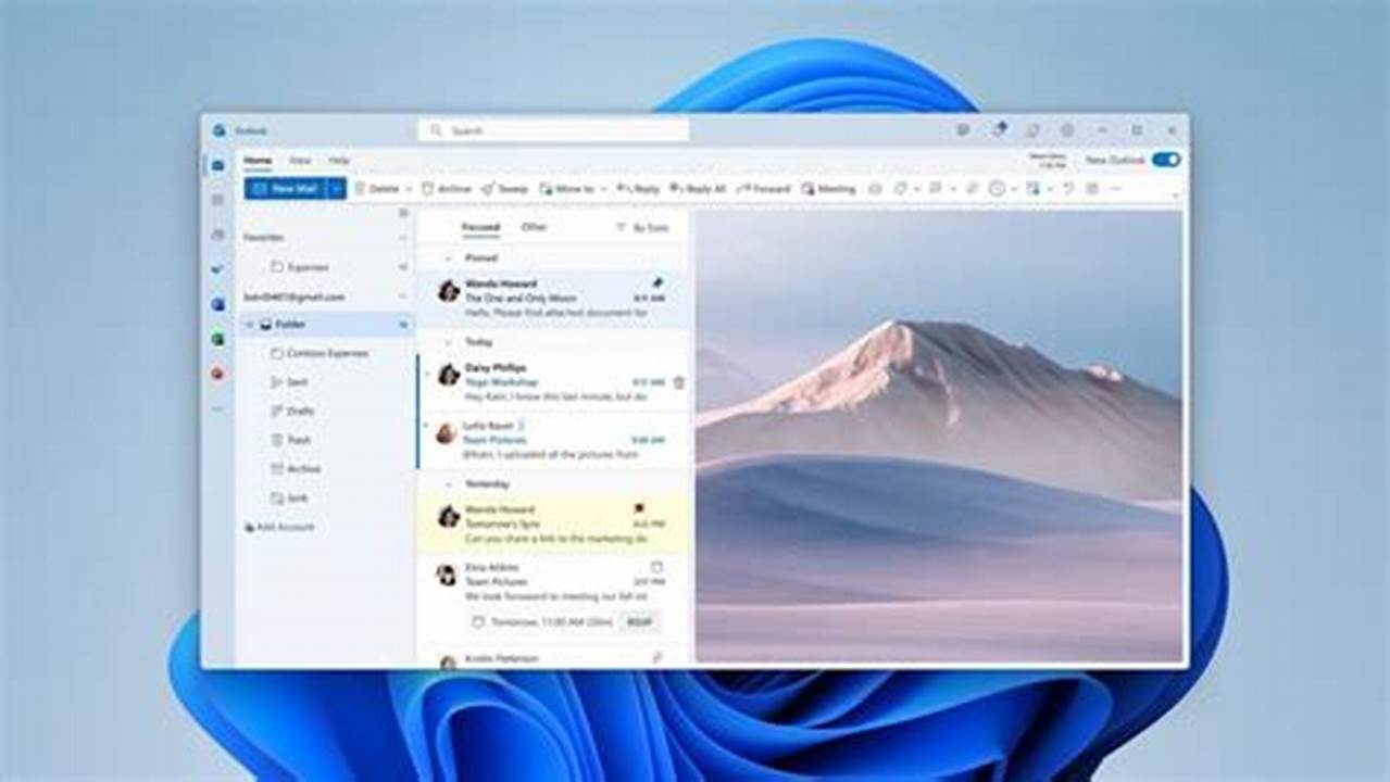 New Outlook View 2024