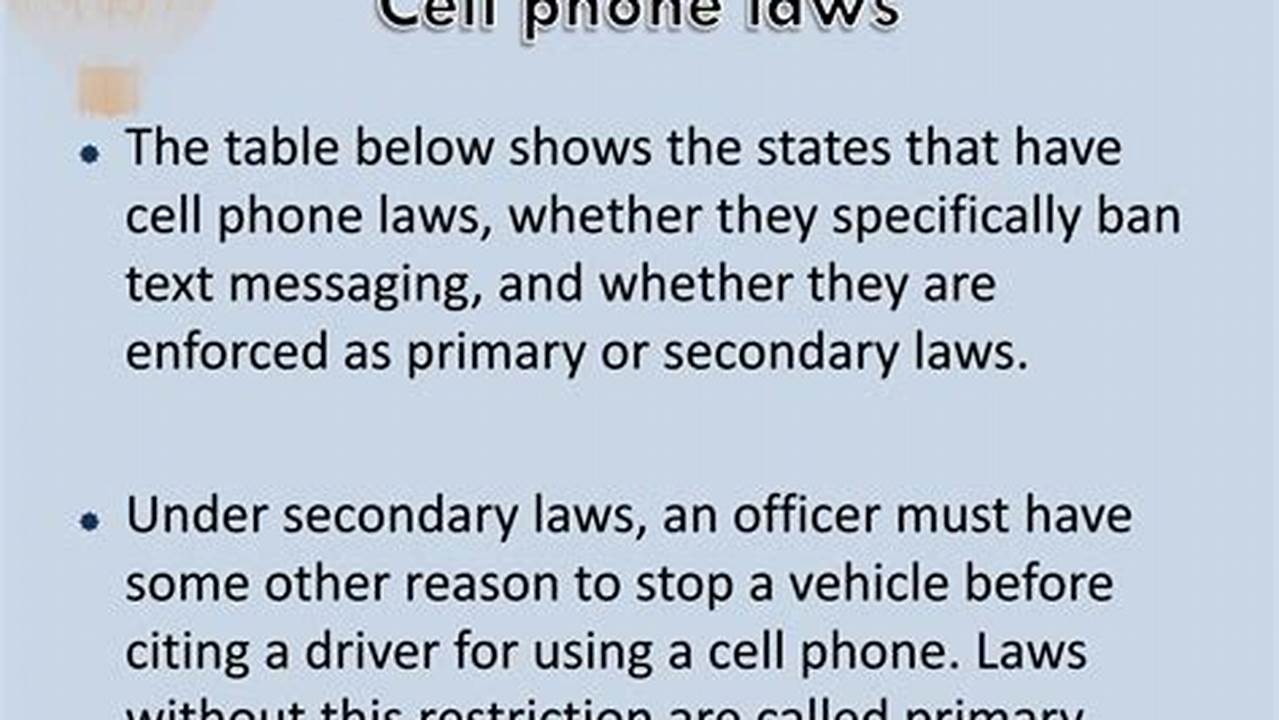 New Phone Law 2024