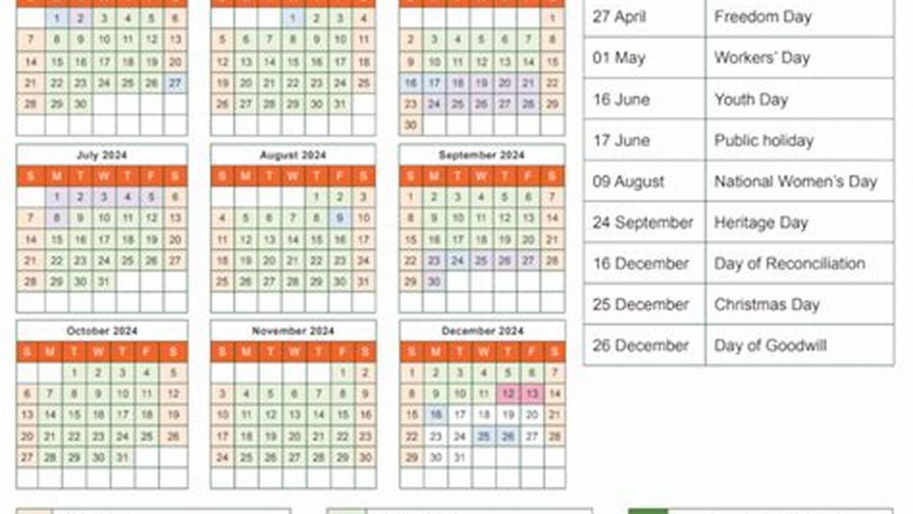 New Public School Calendar For South Africa Cuts Back On Holidays From Affluencer.co.za Web Below Is Our 2024 Yearly Calendar For South Africa With Public Holidays Highlighted In Red And Today’s Date Covered In Green., 2024