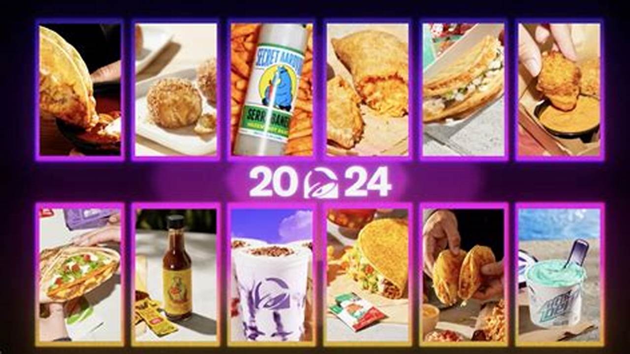 New Taco Bell Menu 2024