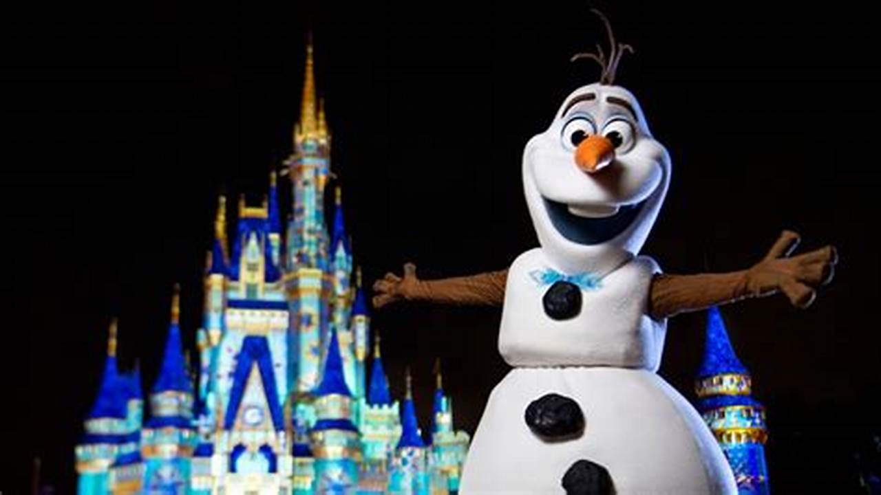 New This Year Is The Frozen Holiday Surprise Stage Show That Involves Olaf And His Snowgie Siblings Decorating Cinderella’s Castle For The Holidays., 2024