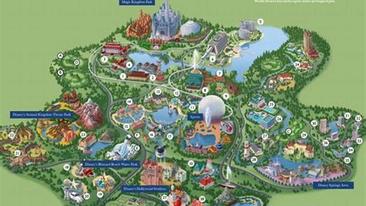 New To Disney World 2024 Map