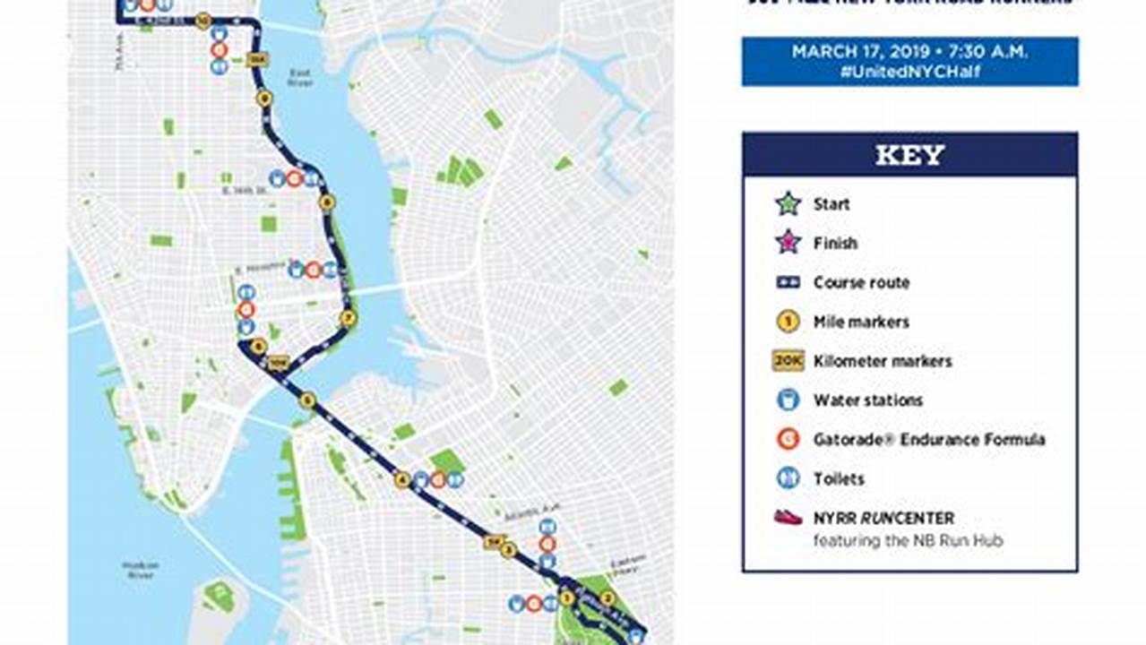 New York City Marathon Elevation Map Interactive Map, City Location Queens County, Ny., 2024