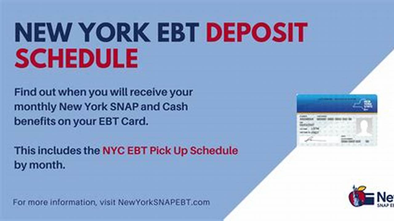 New York Ebt Schedule 2024