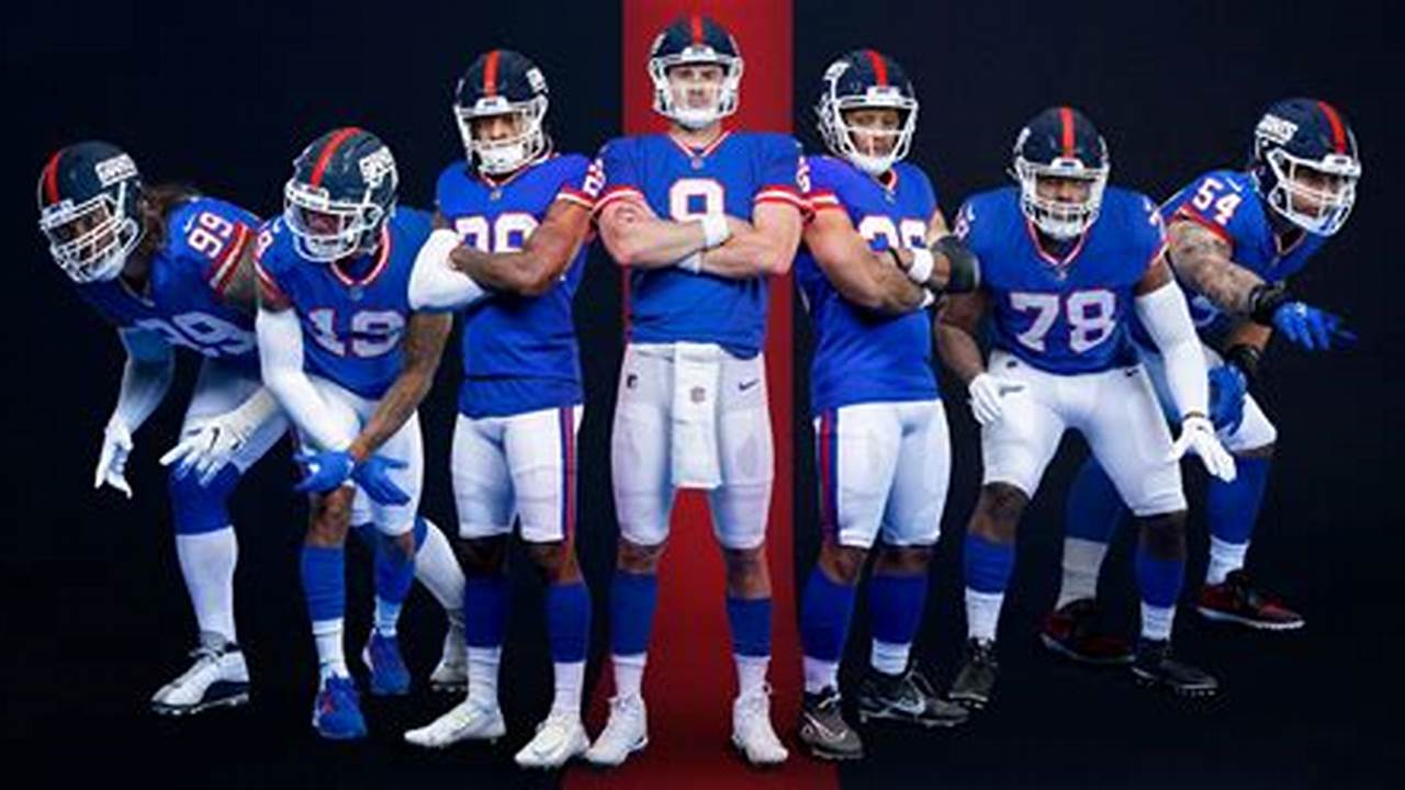 New York Giants Uniforms 2024