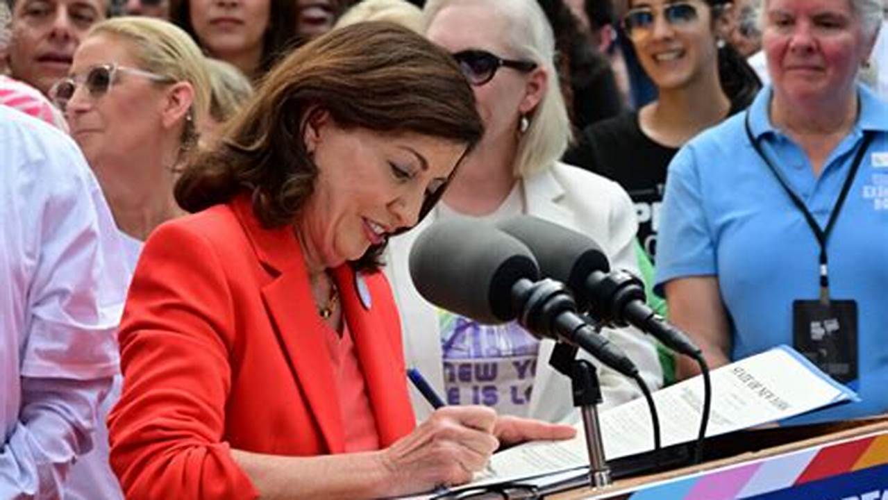 New York Governor Kathy Hochul (D) Signs Legislation Setting The Date Of And Delegate Selection Rules For 2024 Presidential Primary., 2024