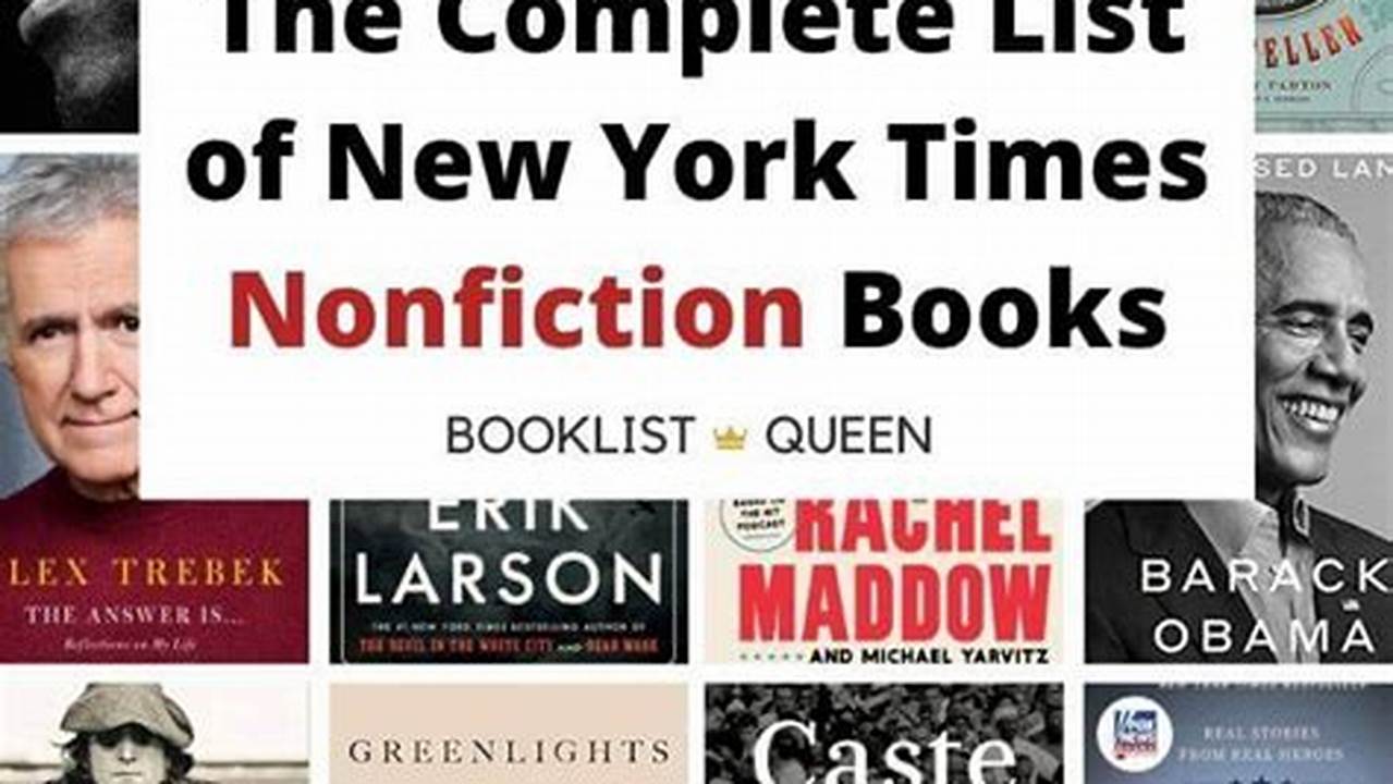 New York Times Best Sellers List January 2024