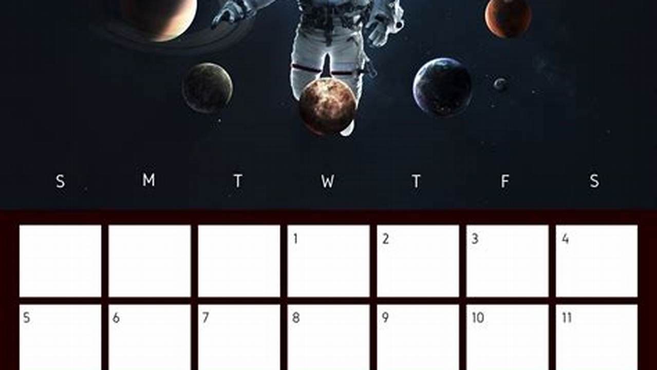 New York Times Space Calendar