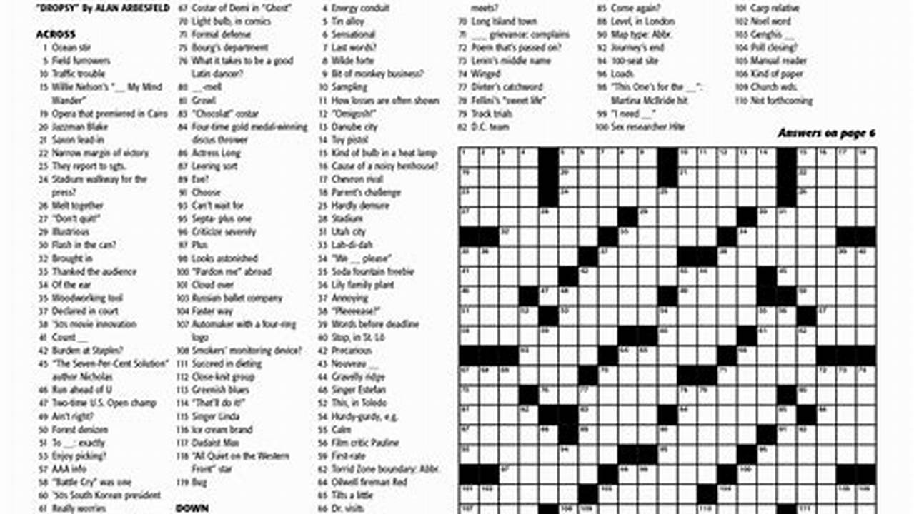 New York Times Super Mega Crossword 2024