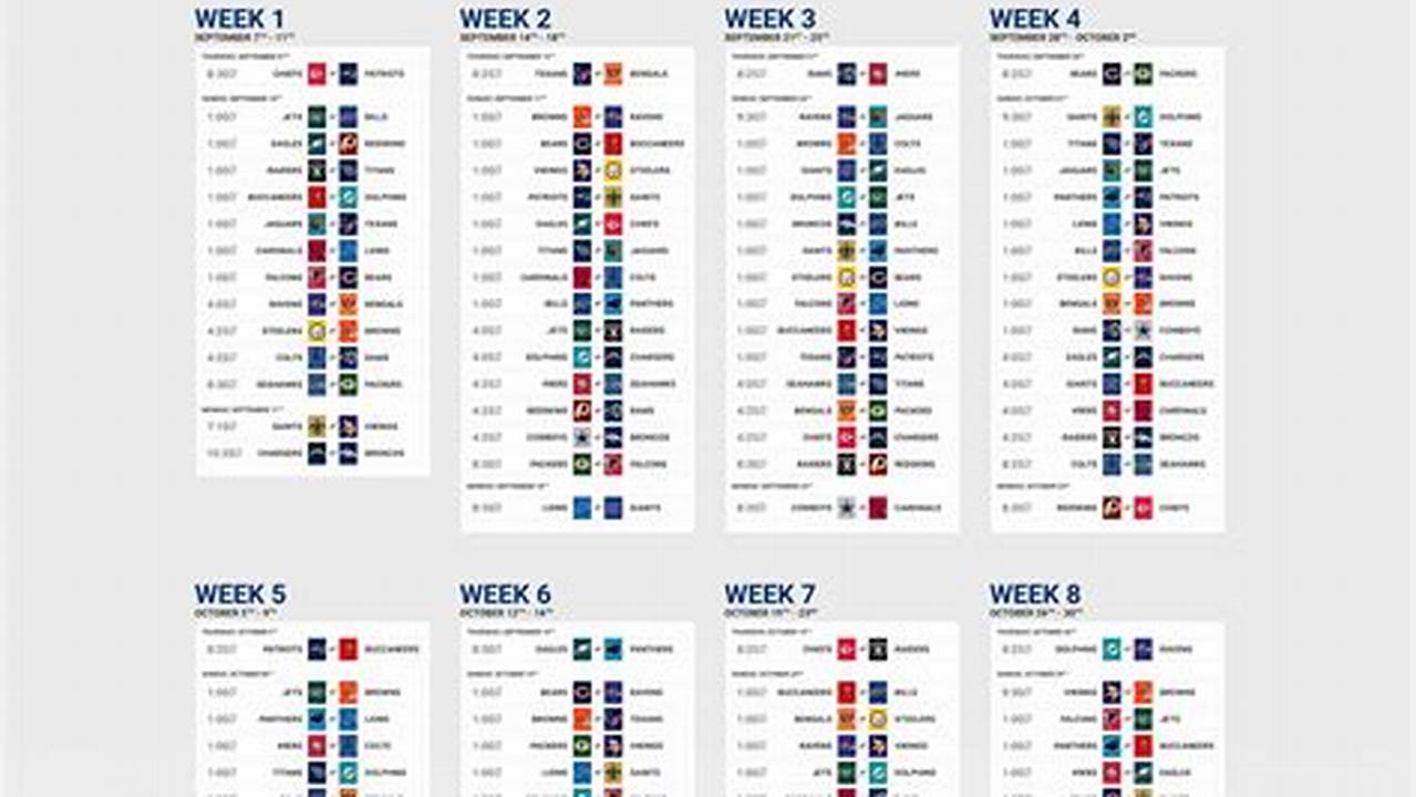 Nfl Game Schedule For 2024